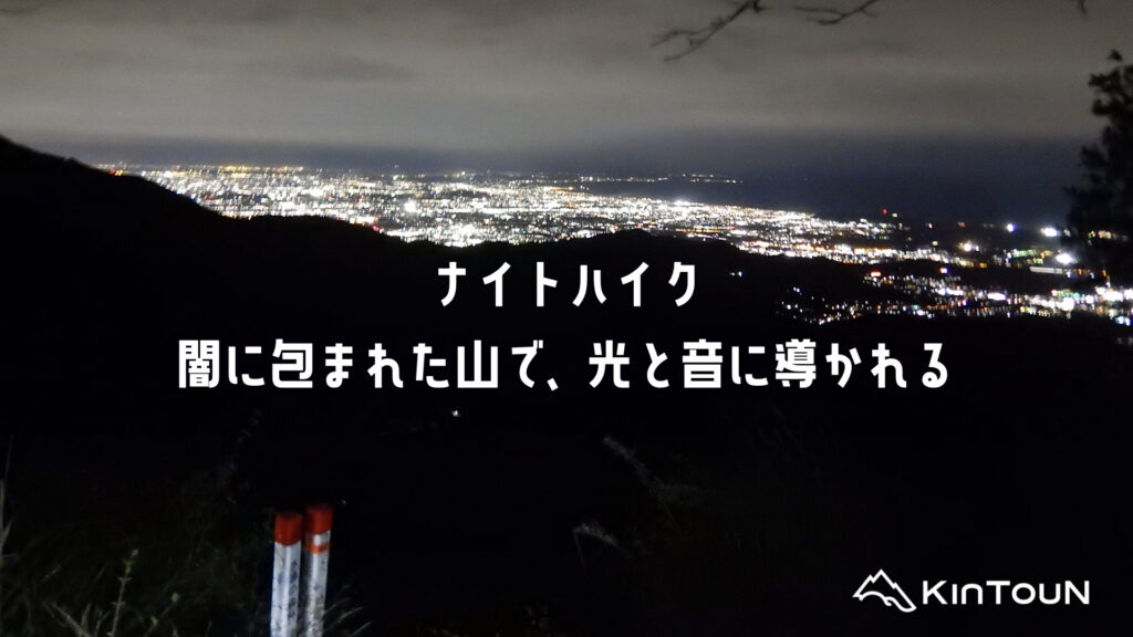 ナイトハイク/ 丹沢 / ヘッドライトの灯りを頼りに歩くナイトハイク。日中は気づかない虫の声や動物の気配、そして夜空に瞬く星や眼下に広がる街明かり。いつもの登山道がワンランク上の冒険に変わります。